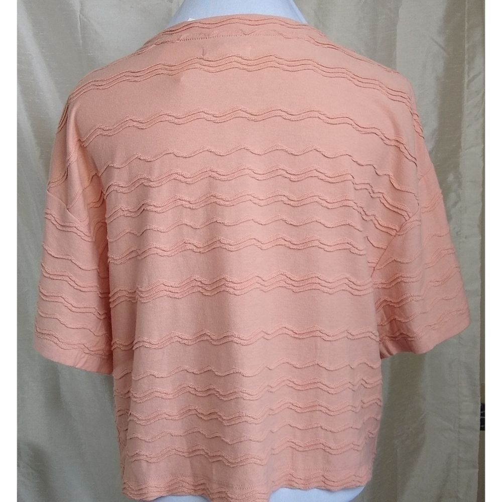 Madewell Textured Crop Top - Size Large - Picture 5 of 9
